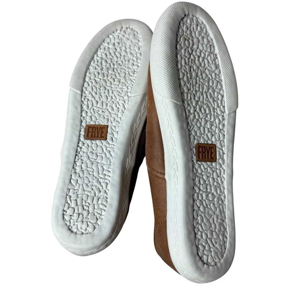 Frye Maya CVO Slip On Sneakers Women's Size 7 Brown Leather Comfort Shoes